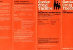 Gordon Craig Theatre Project 2019